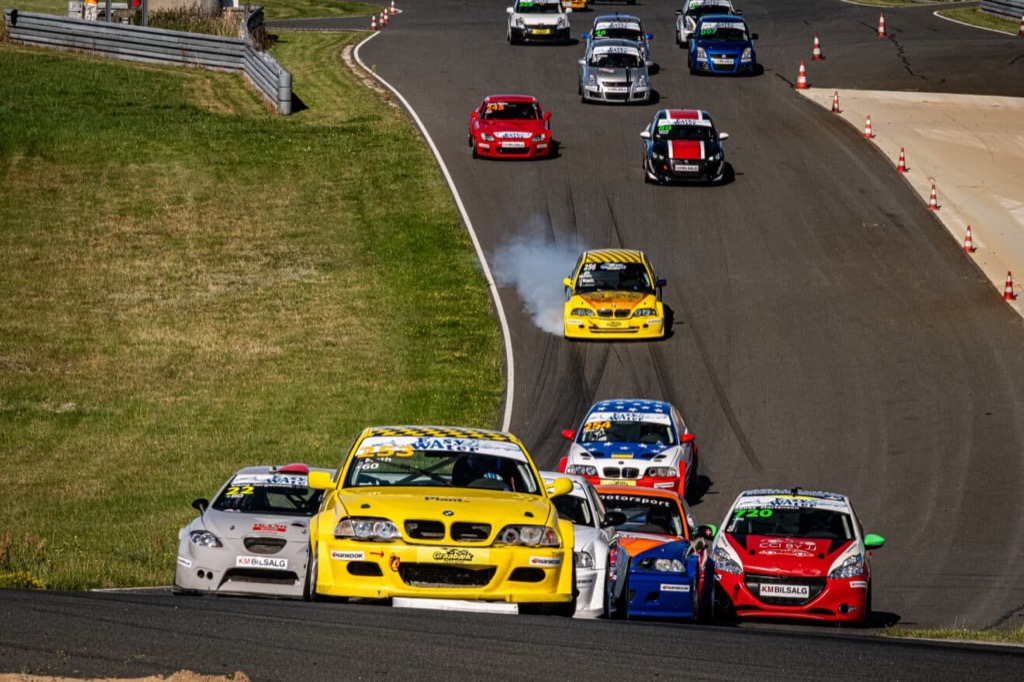 Der blev kæmpet om placeringerne på Ring Djursland.
(Foto: TCCD - Grippo)